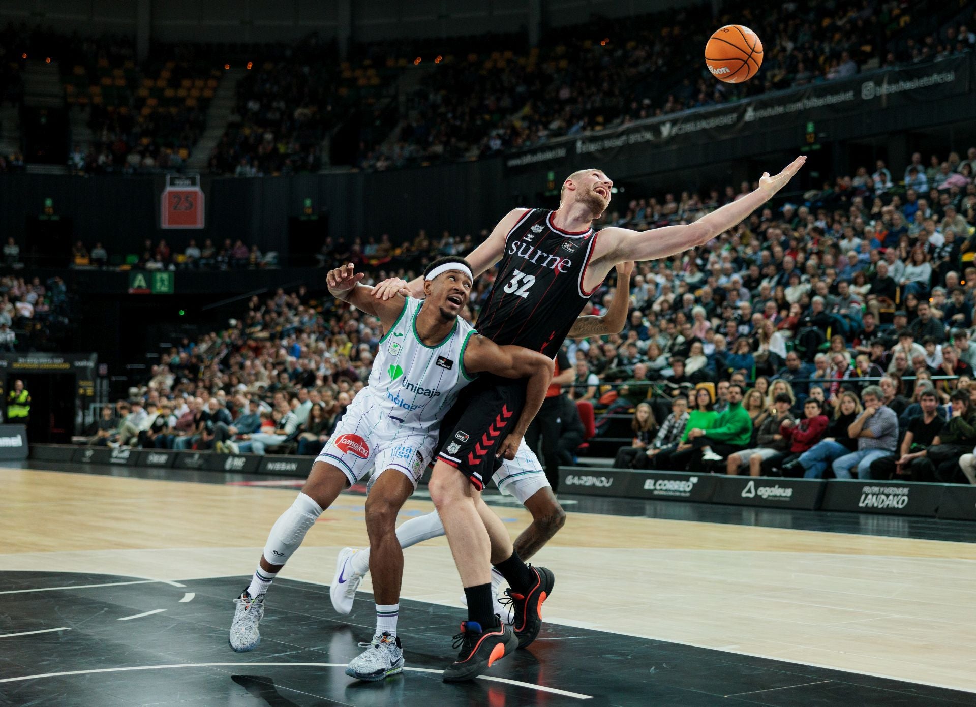 El Bilbao Basket-Unicaja, en imágenes