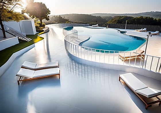Infografía de la futura piscina municipal de Alhaurín el Grande.