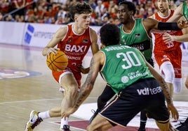 Mario Saint-Supéry, durante el partido contra el Joventut.