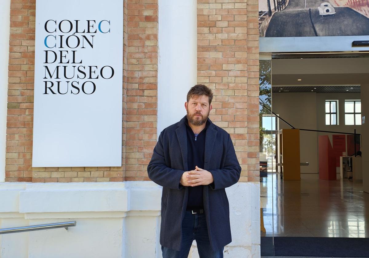 Nicolás Sguiglia, en el Museo Ruso