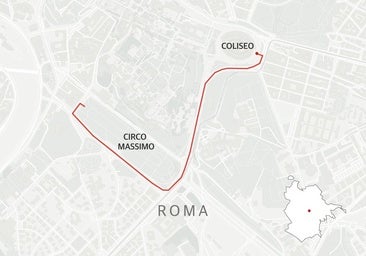 Estas son las calles por las que procesionará la Esperanza en Roma