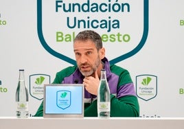 Ibon Navarro, en la previa del Girona-Unicaja.