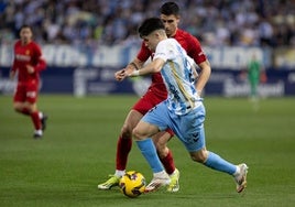 El Málaga-Zaragoza, en imágenes