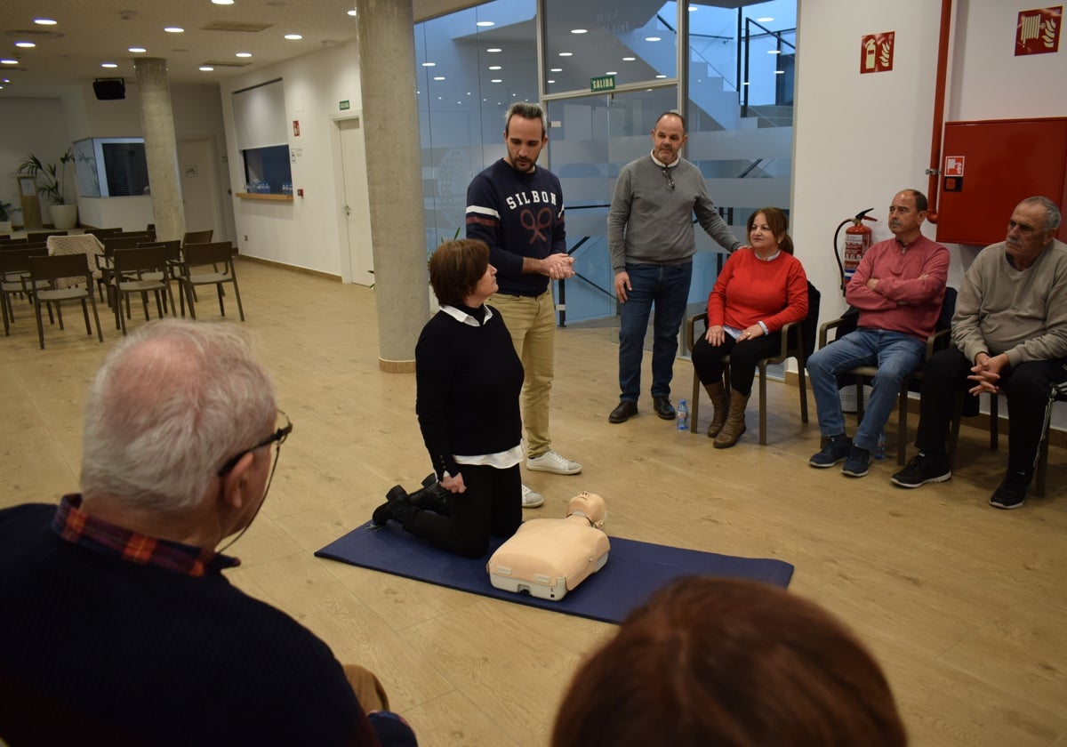 Un momento del curso que se ha desarrollado en el Centro del Mayor.