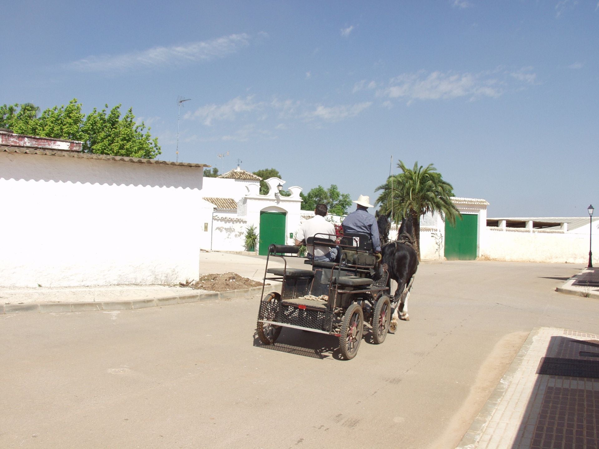 Camino de Mollina, en la aldea de Los Carvajales