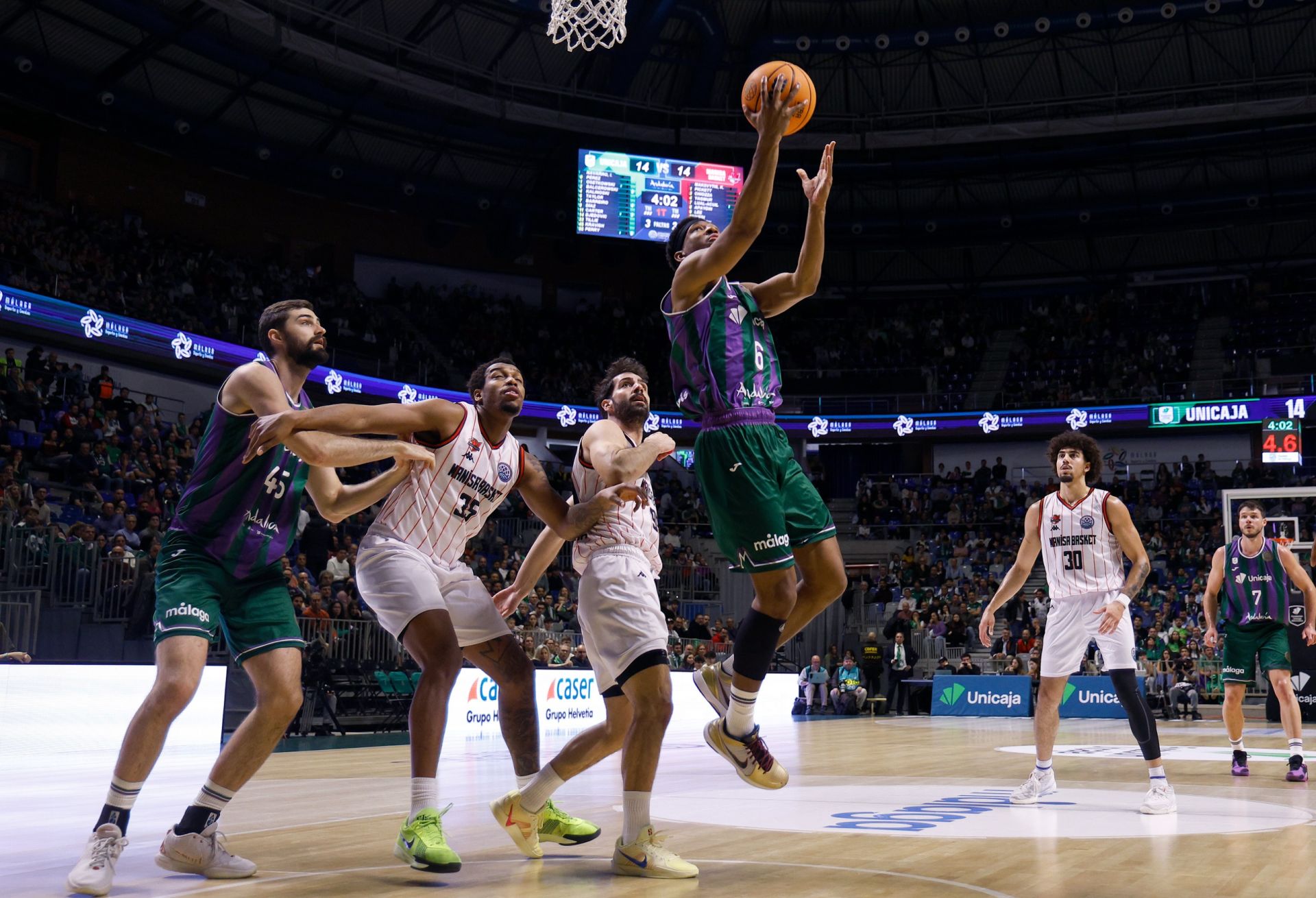 El Unicaja-Manisa, en imágenes