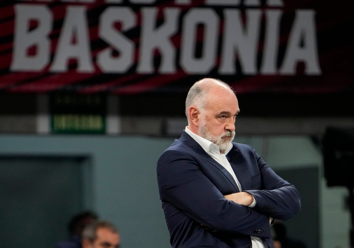 Pablo Laso, el jueves ante el Barcelona.