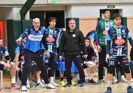 Quino Soler, activo en un partido de su equipo.