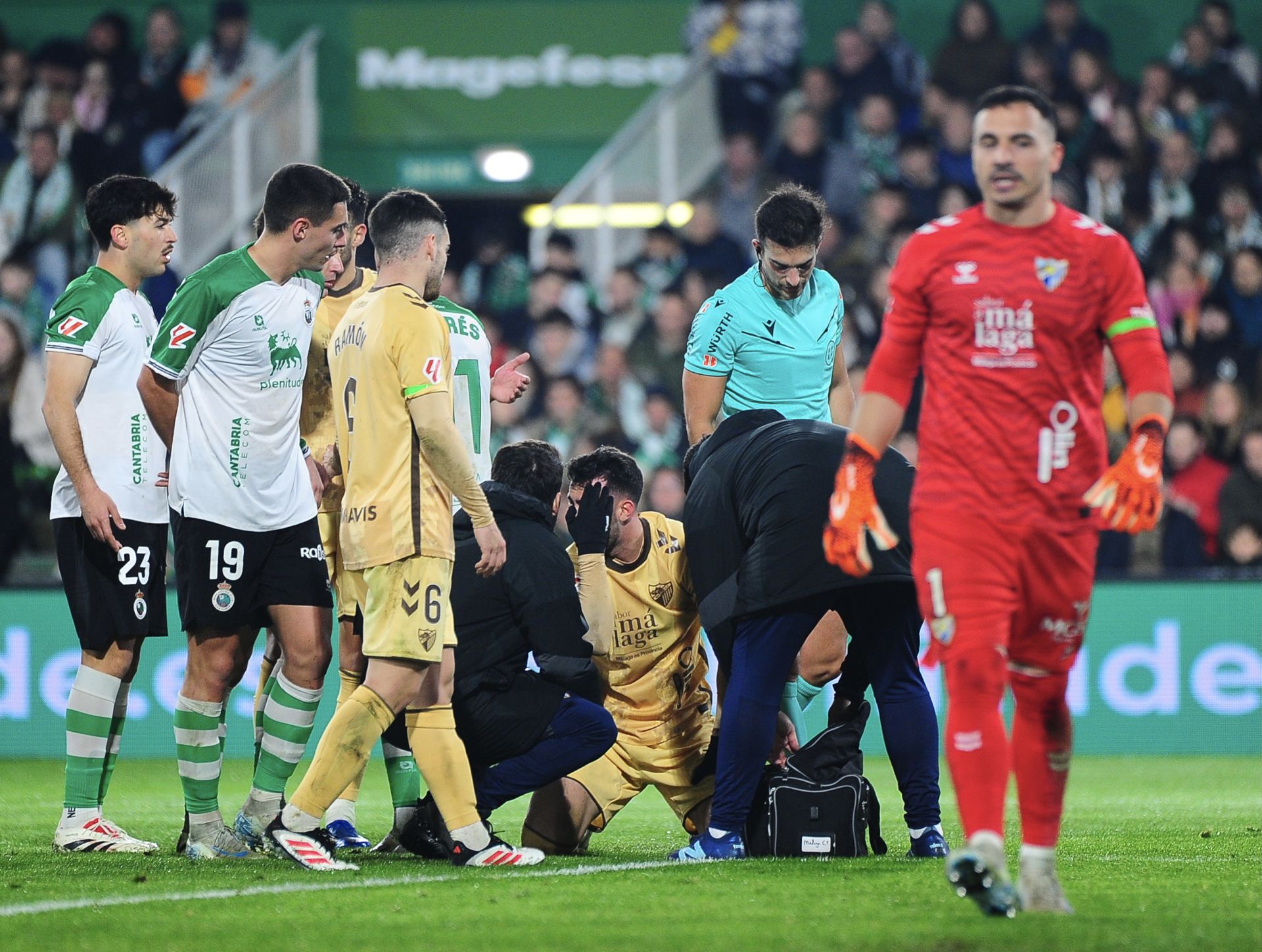 Las mejores imágenes del Racing-Málaga