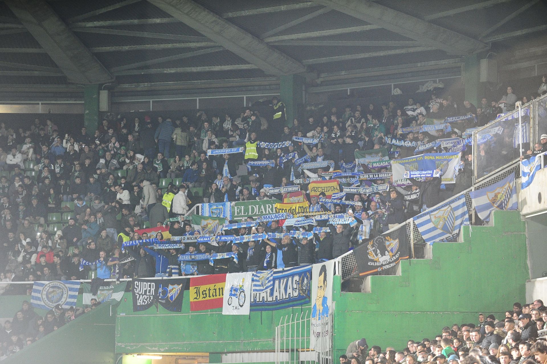 Las mejores imágenes del Racing-Málaga