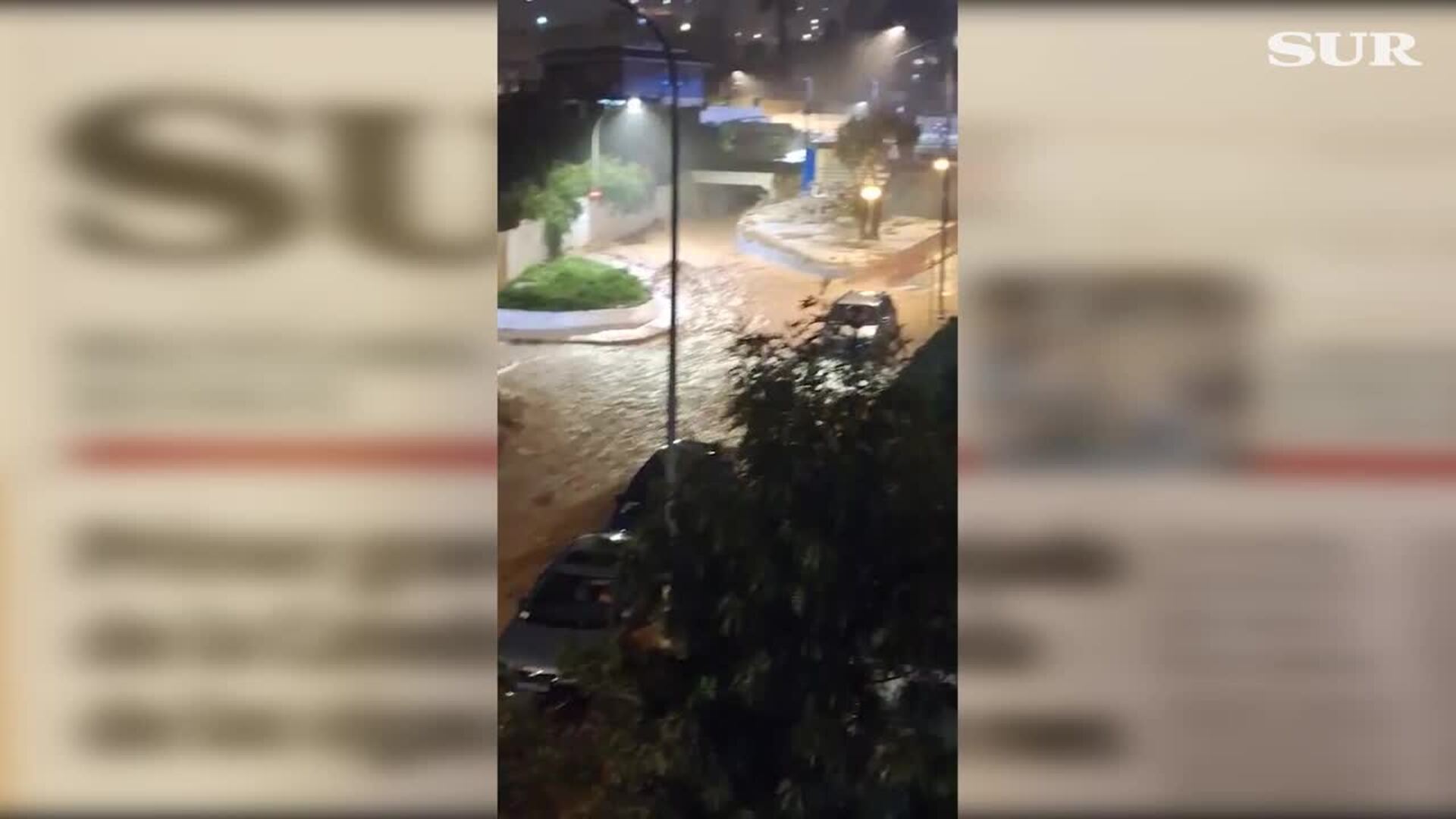 Lluvia en Málaga: Una tormenta deja más de 70 litros en menos de una hora en la provincia y obliga a cortar la A-7