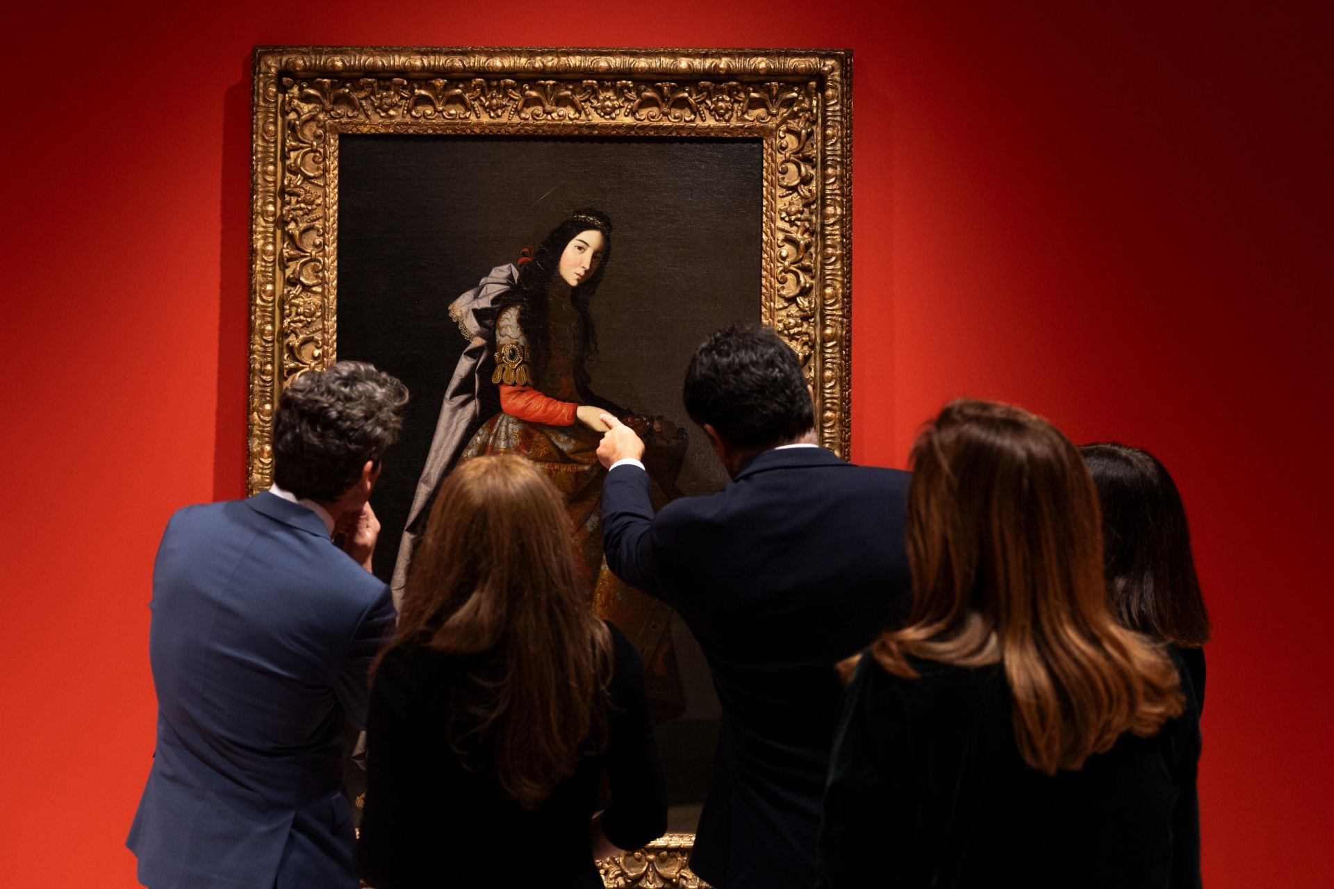 El Museo Carmen Thyssen acoge una muestra dedicada al retrato de la santidad femenina que realizó Zurbarán