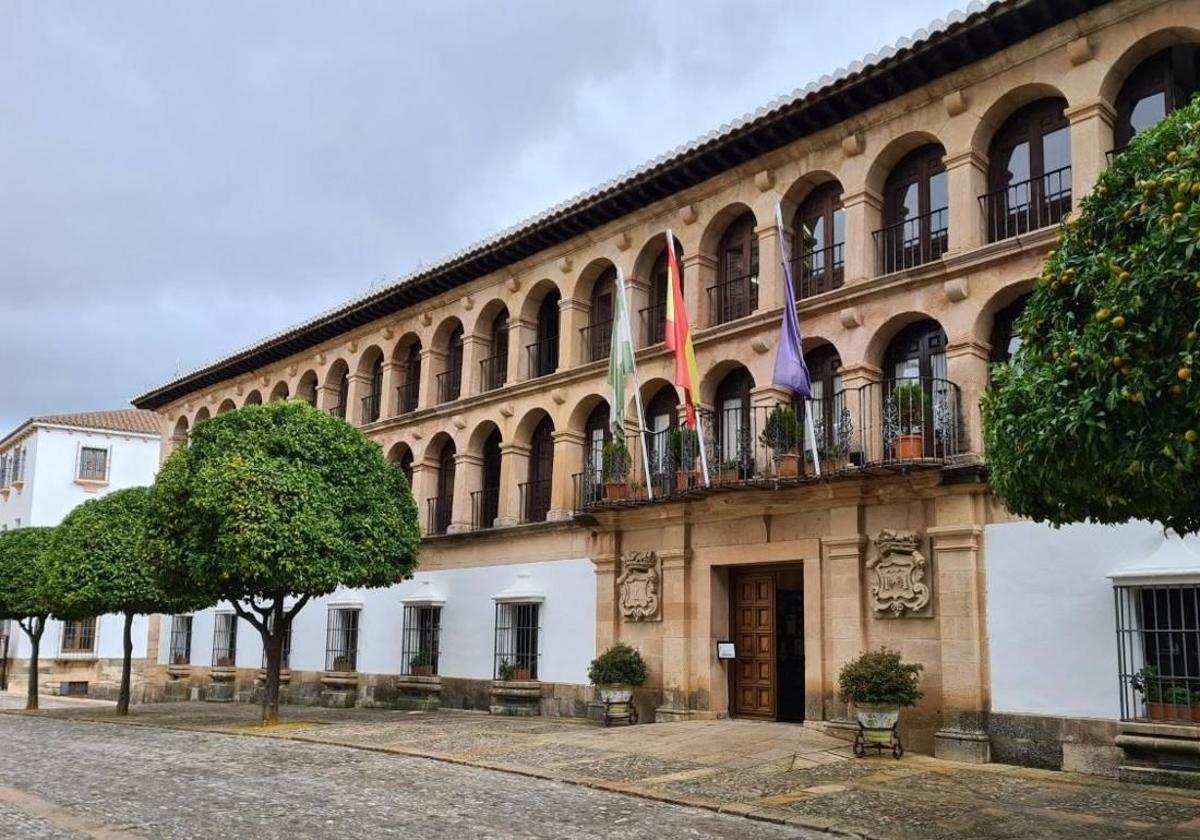 Vista del Ayuntamiento.