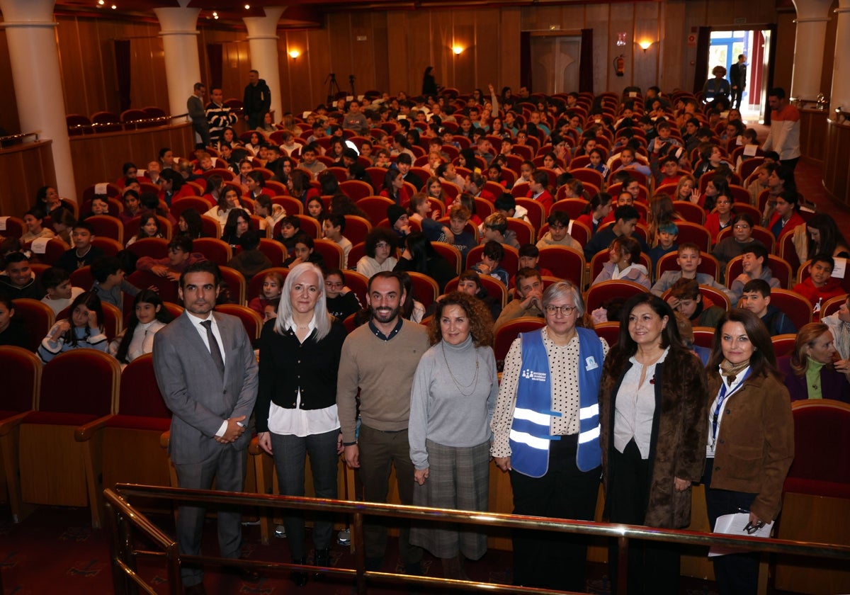 Acto de entrega de premios.