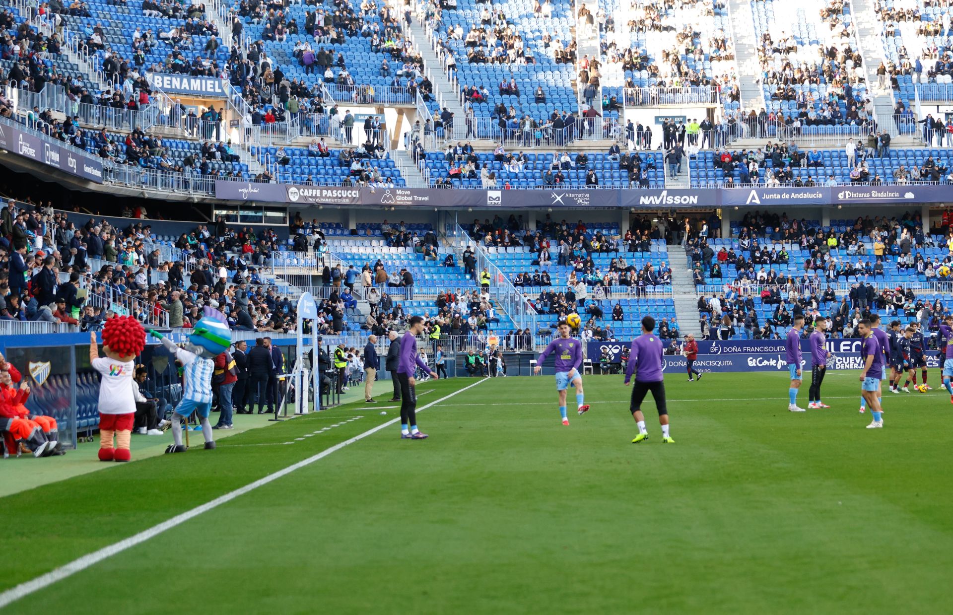 Las mejores imágenes del Málaga-Levante