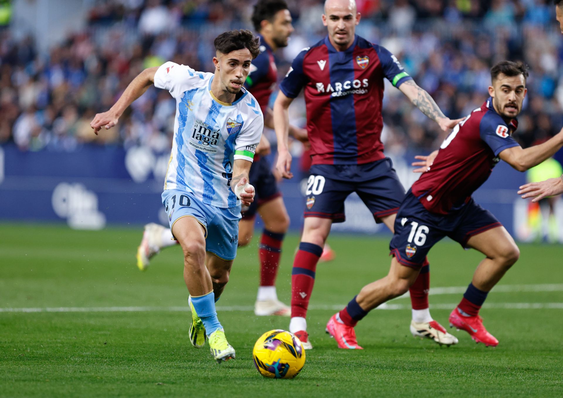 Las mejores imágenes del Málaga-Levante