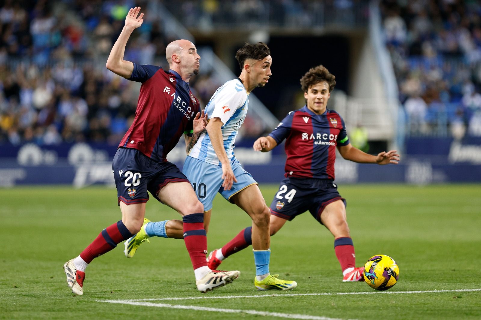 Las mejores imágenes del Málaga-Levante