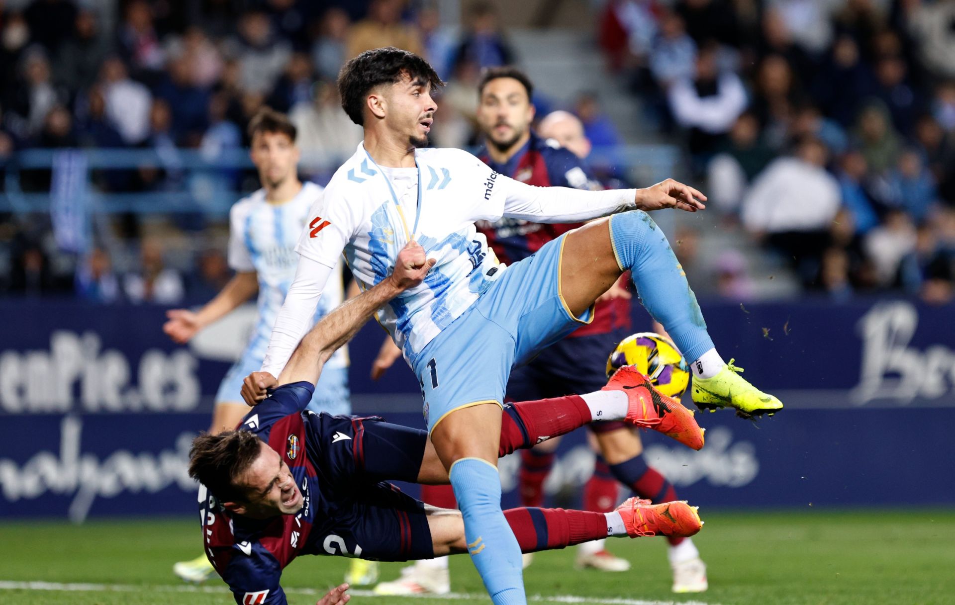 Las mejores imágenes del Málaga-Levante