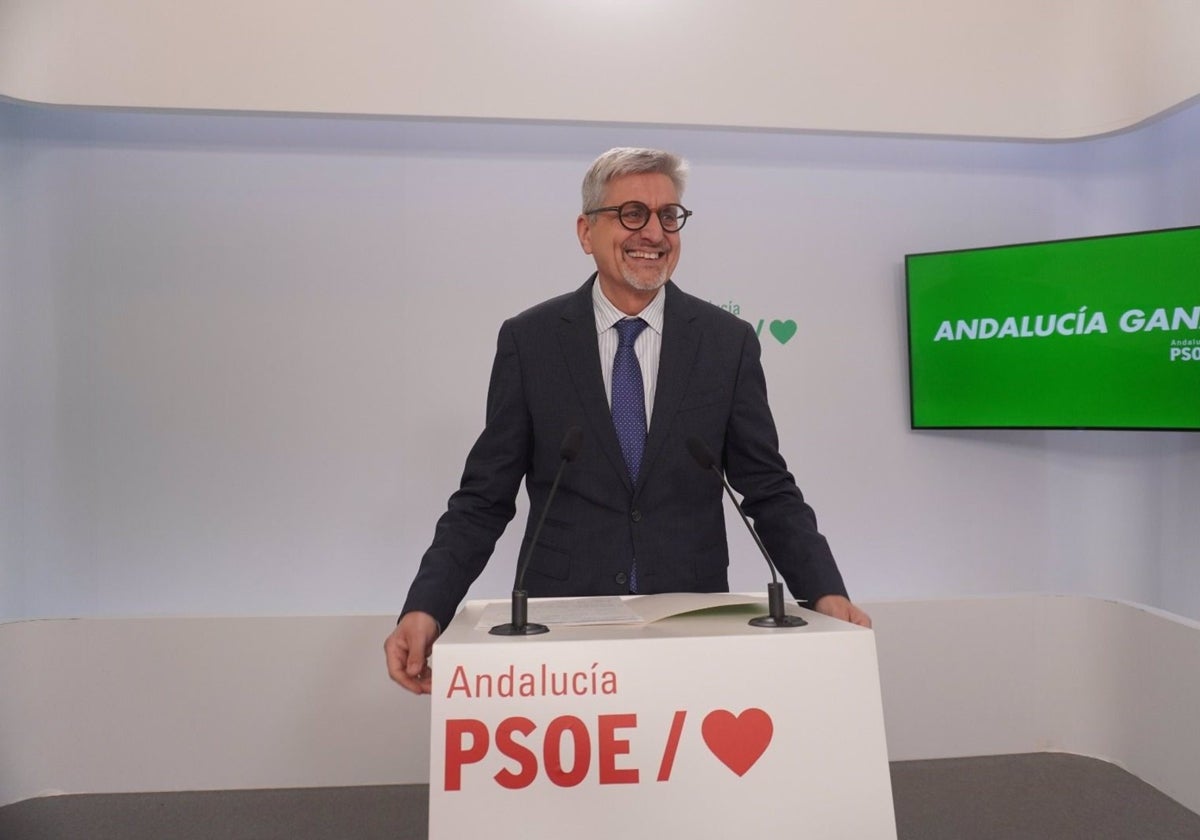 El portavoz adjunto del PSOE-A, Josele Aguilar.