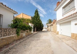 Imagen de una de las calles que será reurbanizada en Nerja.