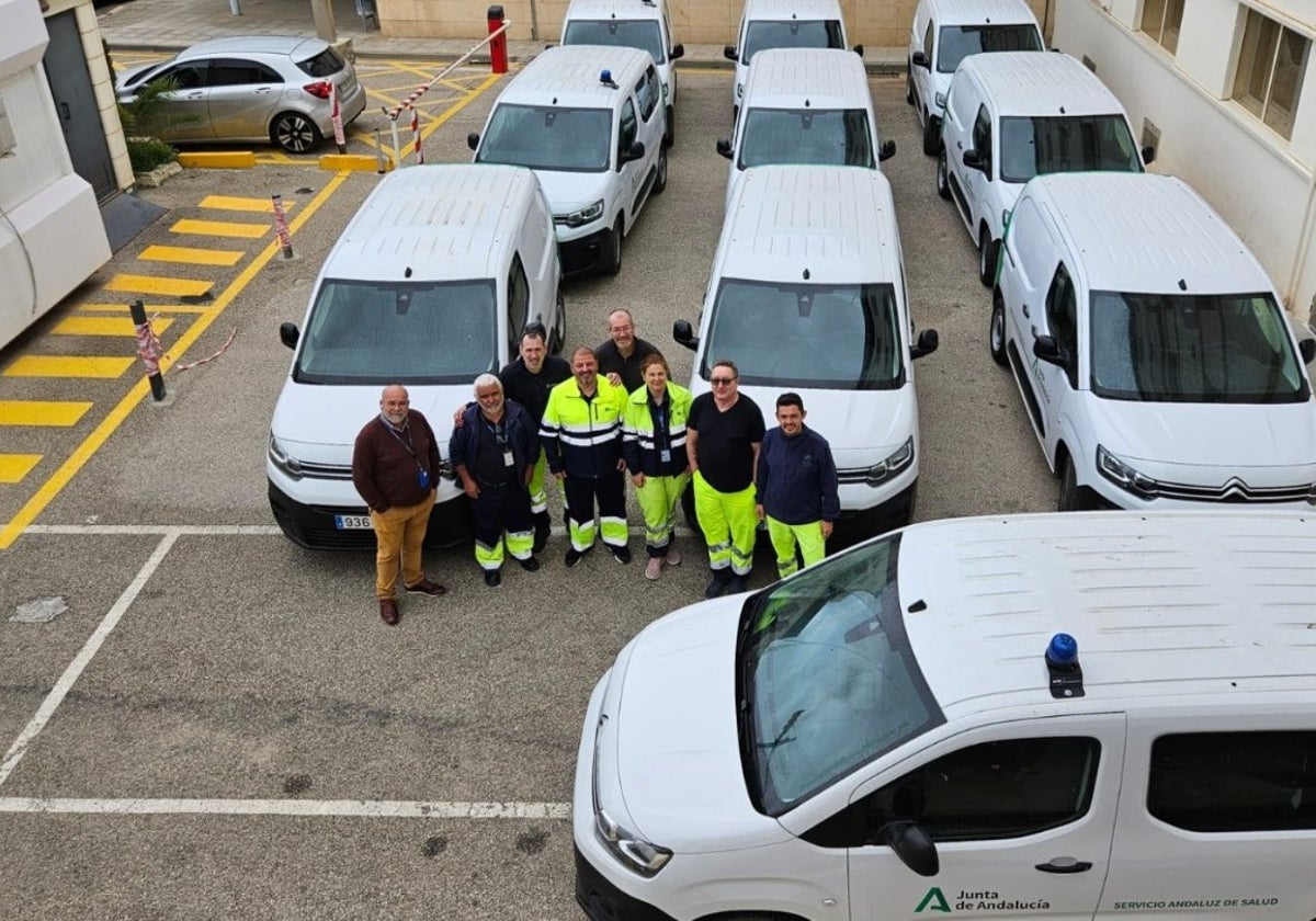 Imagen de los nuevos vehículos del Área Sanitaria Málaga Este-Axarquía.