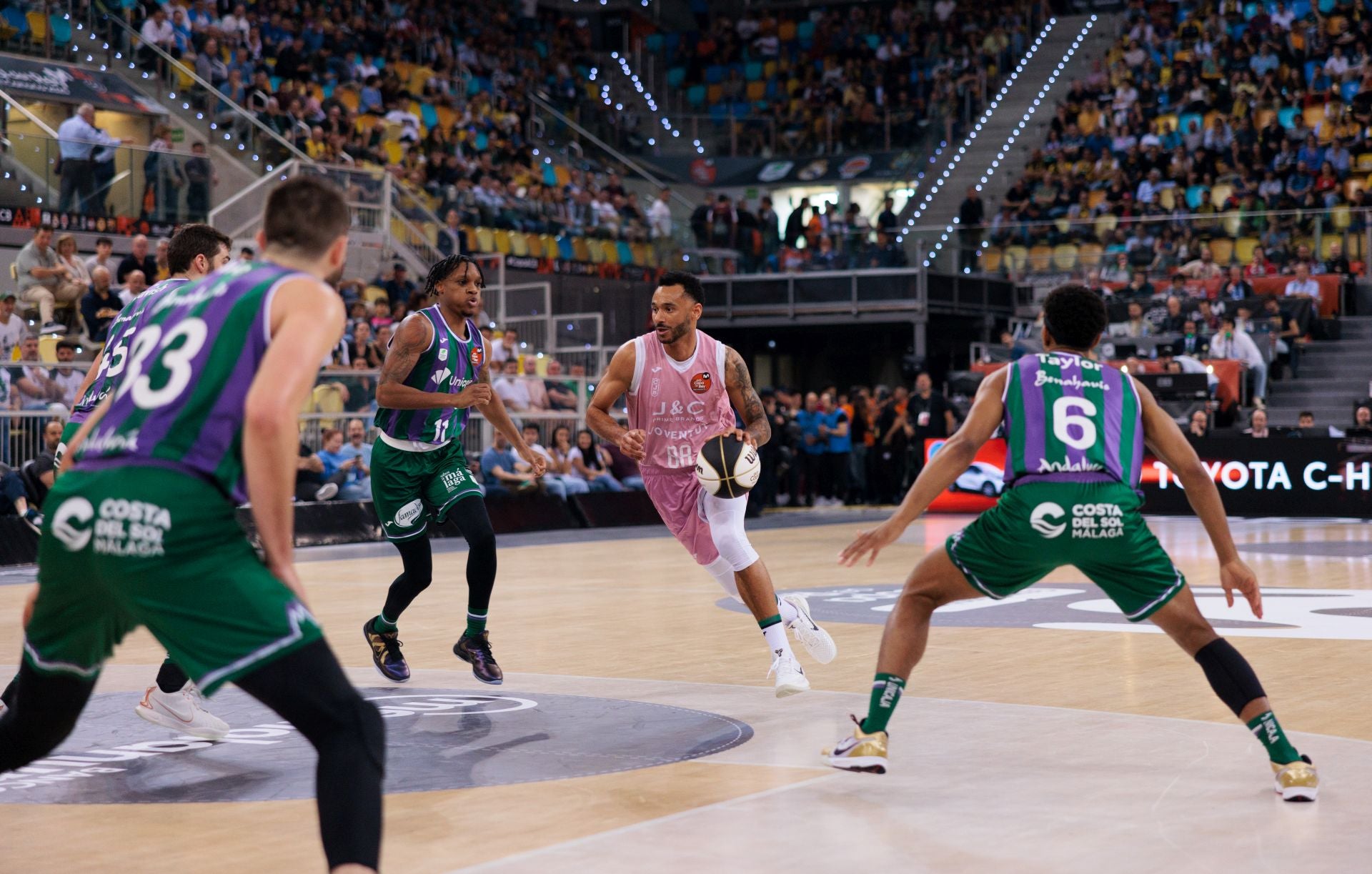 El Unicaja-Joventut de Copa del Rey, en imágenes