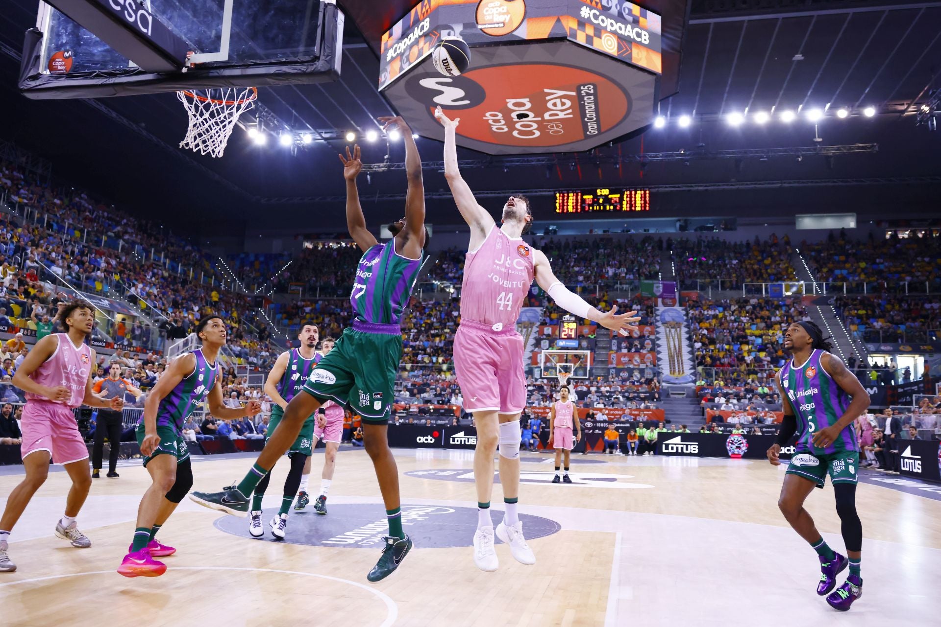 El Unicaja-Joventut de Copa del Rey, en imágenes