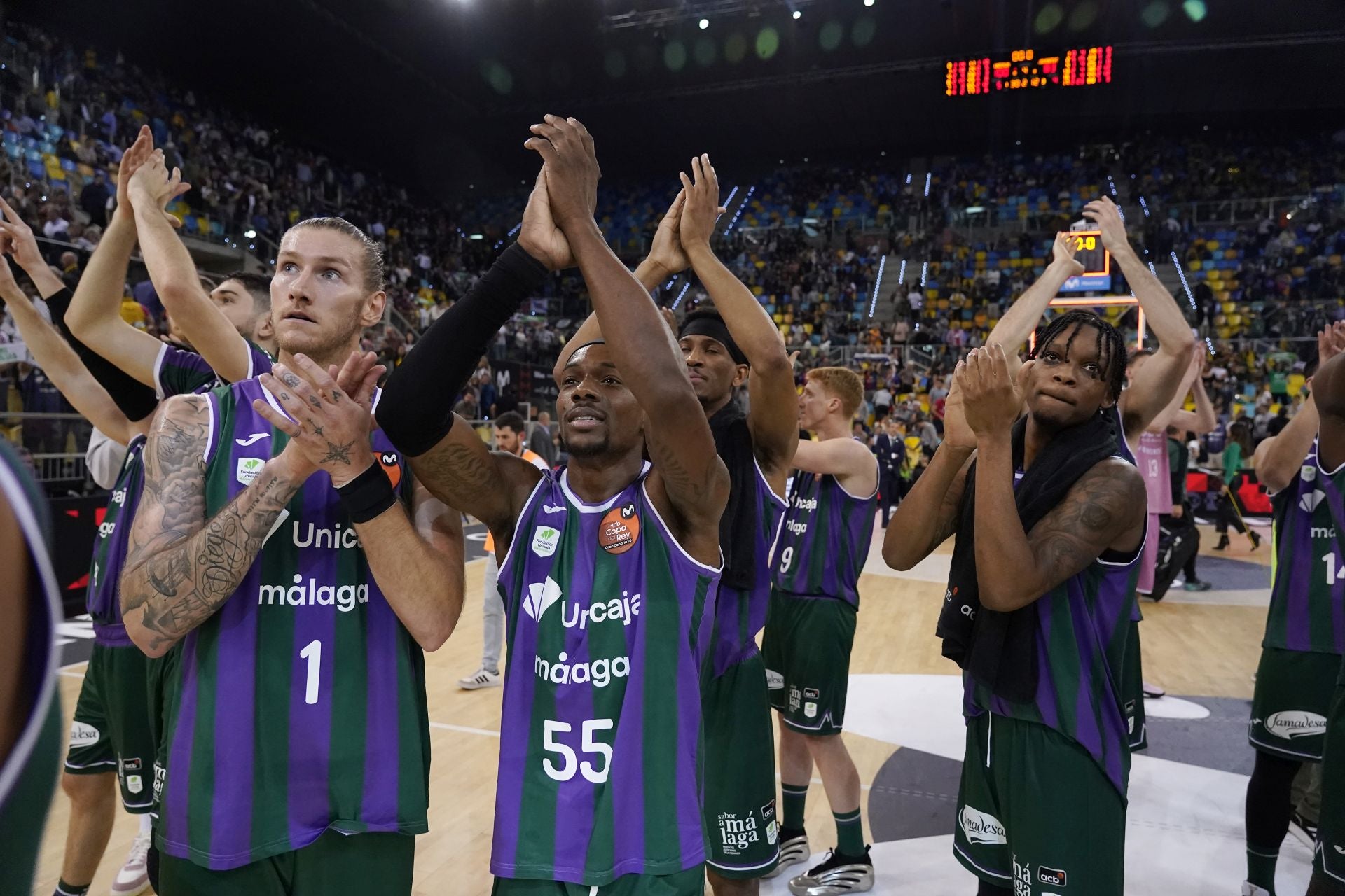 El Unicaja-Joventut de Copa del Rey, en imágenes