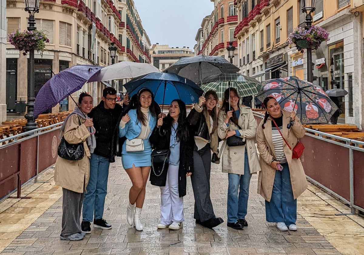 Estudiantes de SICUE en Málaga.