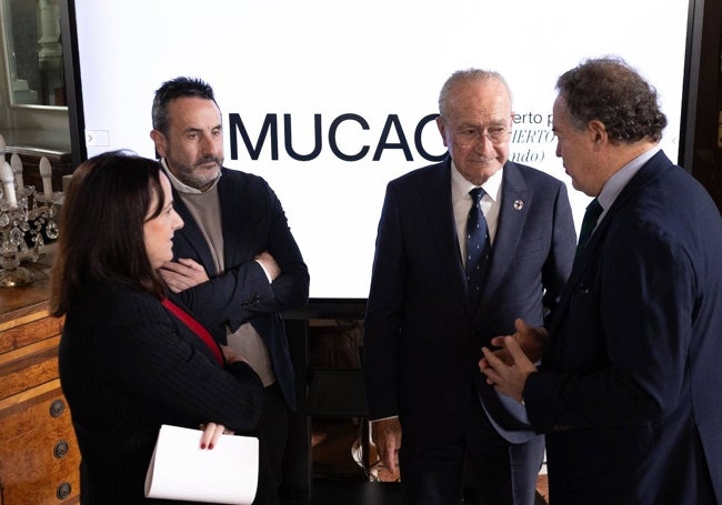 Mariana Pineda, Daniel Vico, Paco de la Torre y Luis Lafuente, en la presentación.