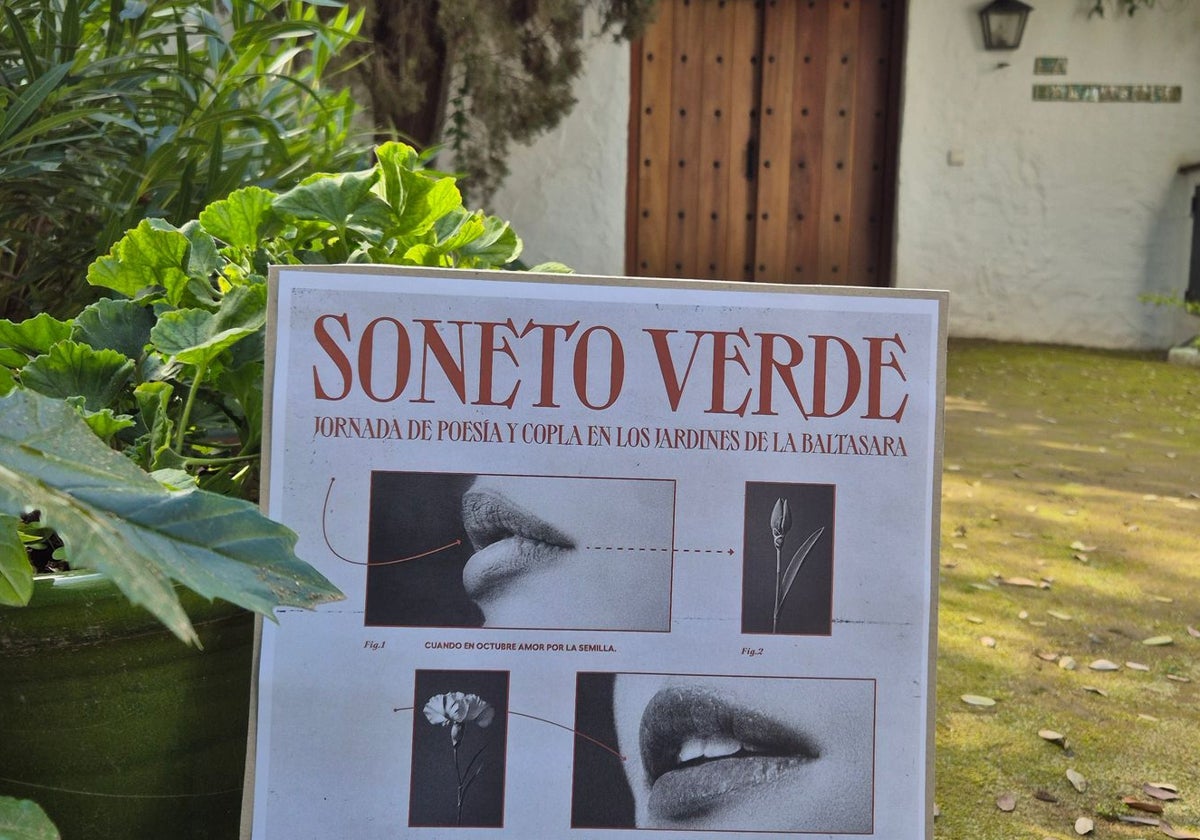 El cartel de 'Soneto Verde' en su primera edición.