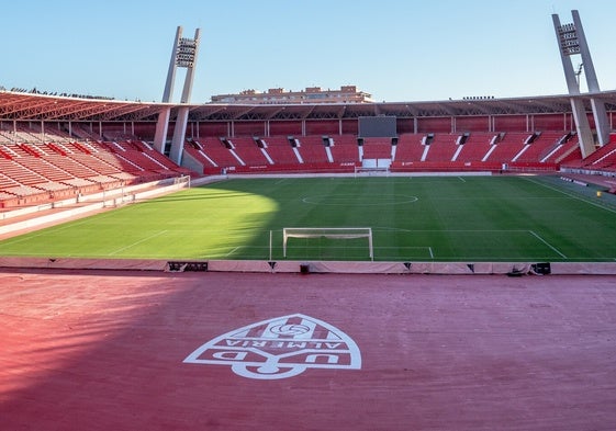 Panorámica del UD Almería Stadium, donde jugará el Málaga el 1 de marzo.