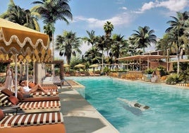 Imagen virtual de la piscina del Kimpton Los Monteros Marbella.