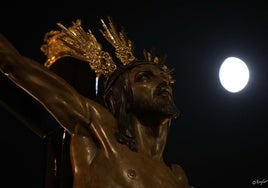 El Cristo de la Expiración en la noche del Miércoles Santo.