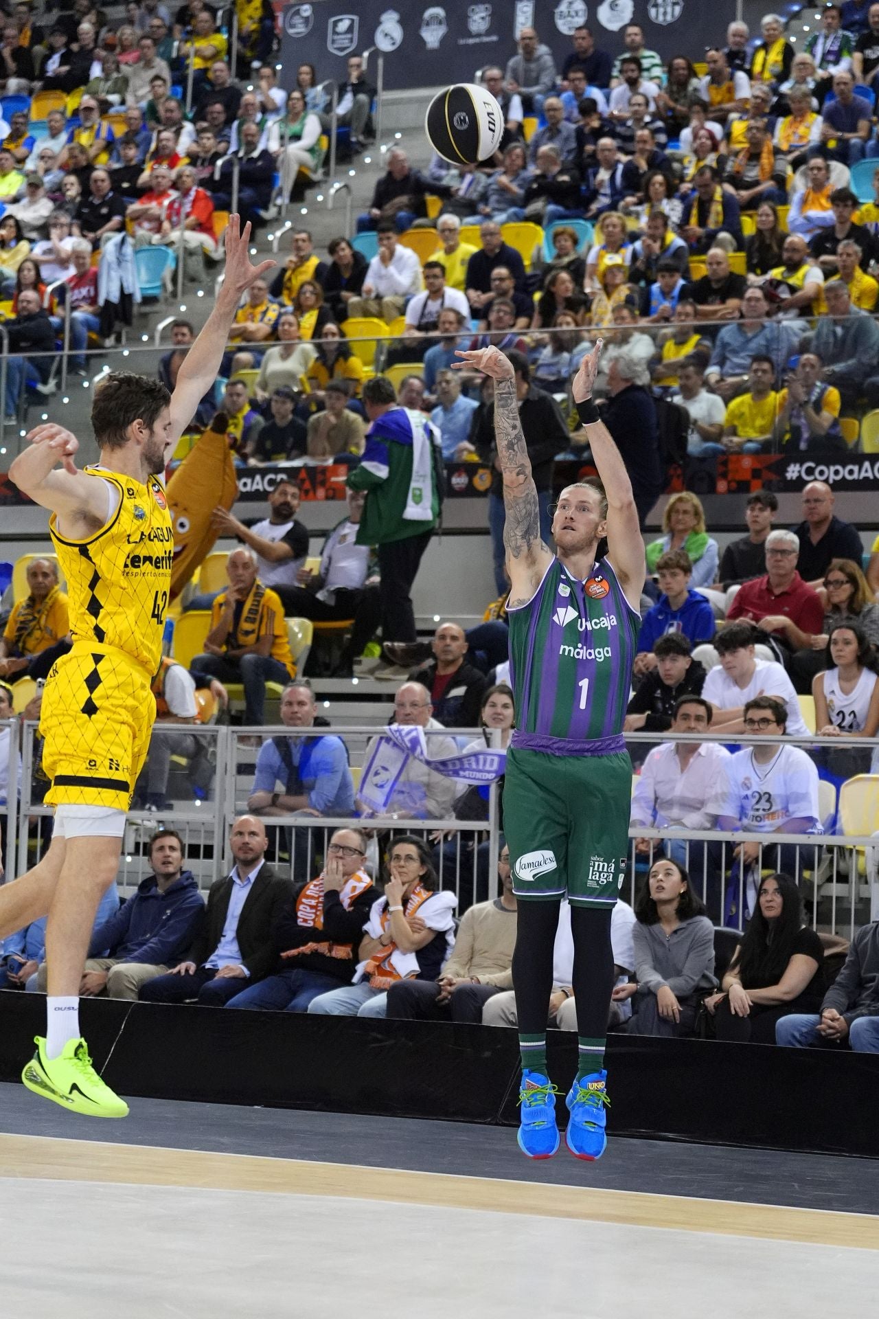 El Unicaja - La Laguna Tenerife, en imágenes