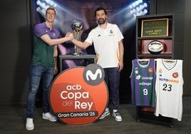 Alberto Díaz y Sergi Llull, en la presentación del torneo.