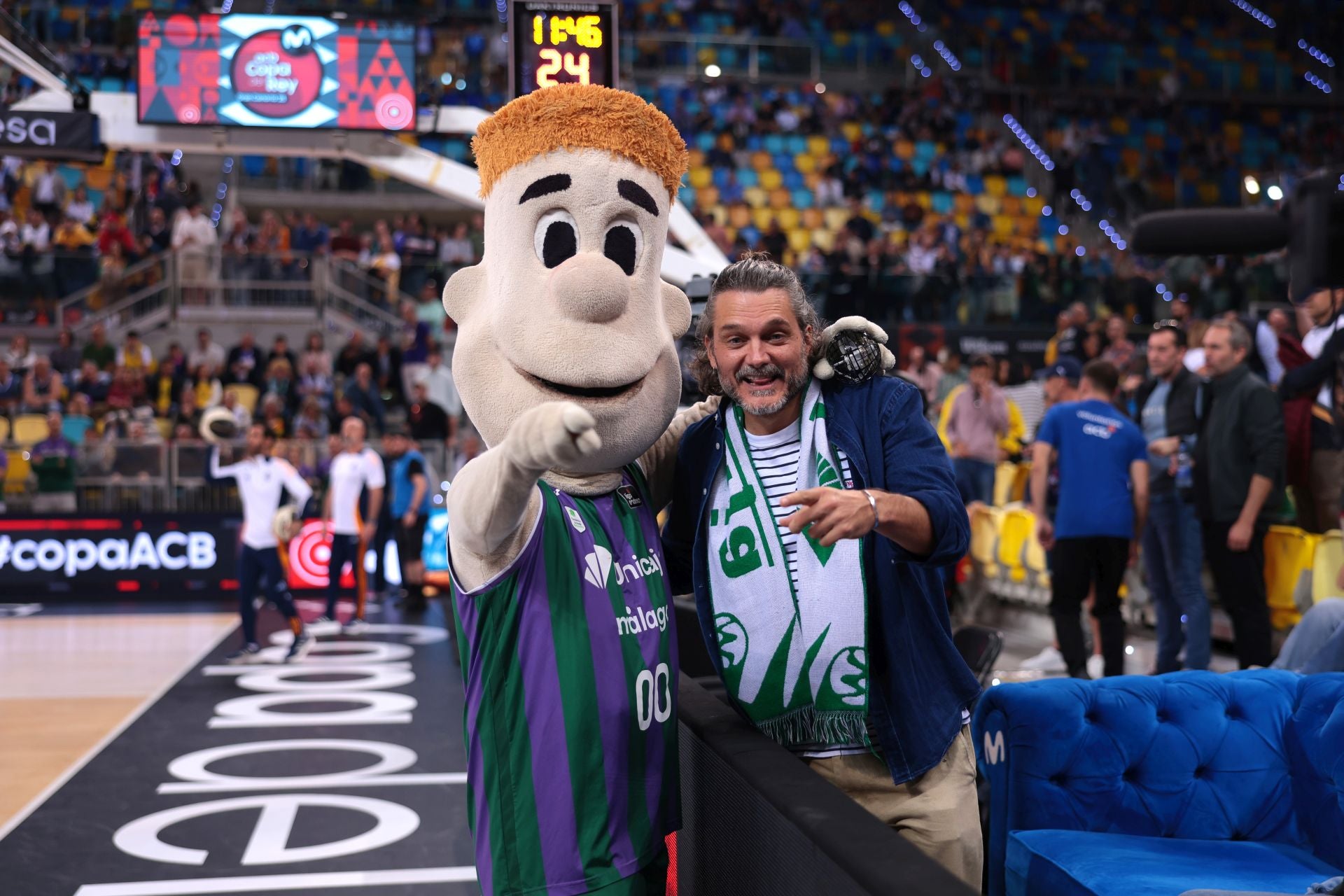 La final Unicaja- Real Madrid de Copa del Rey, en imágenes