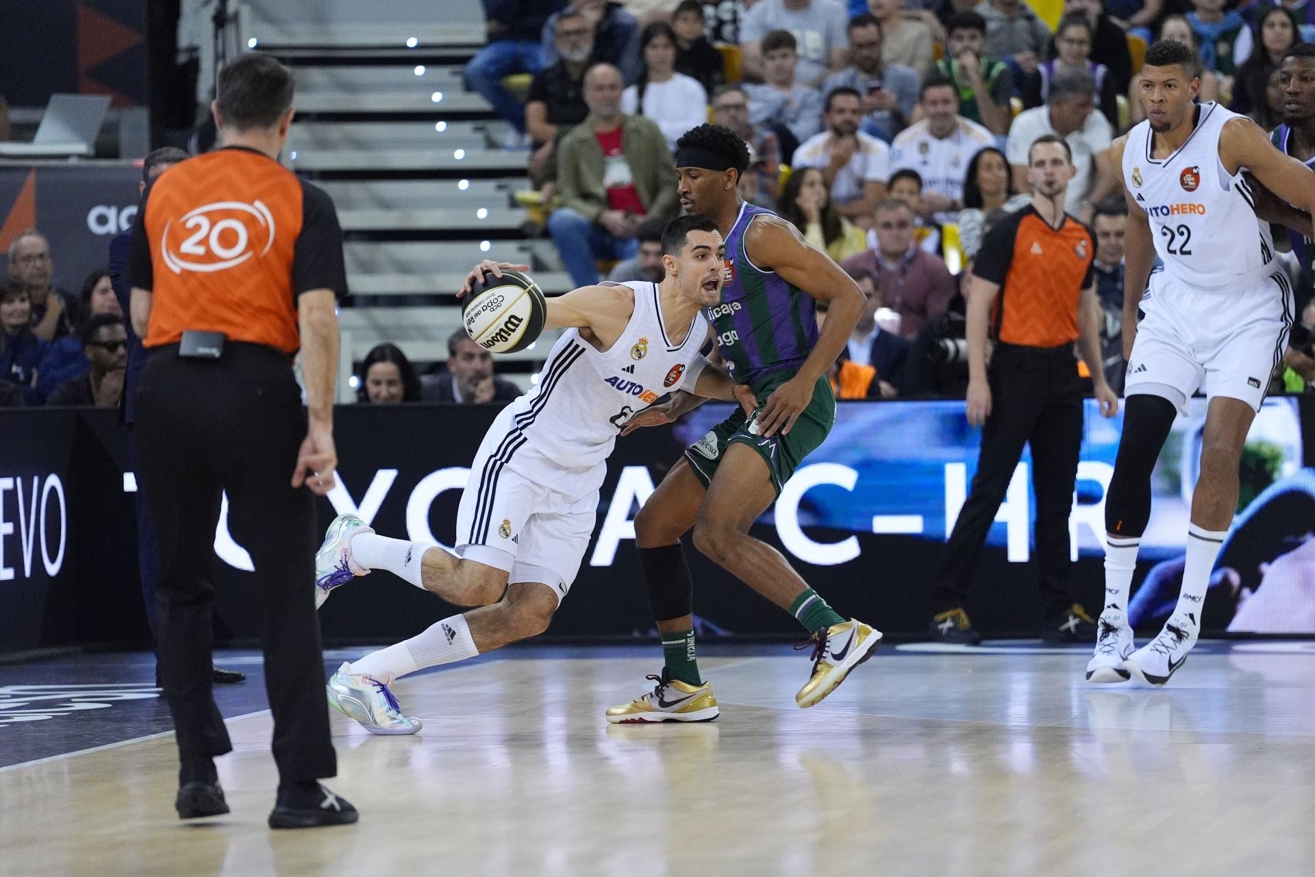 La final Unicaja- Real Madrid de Copa del Rey, en imágenes