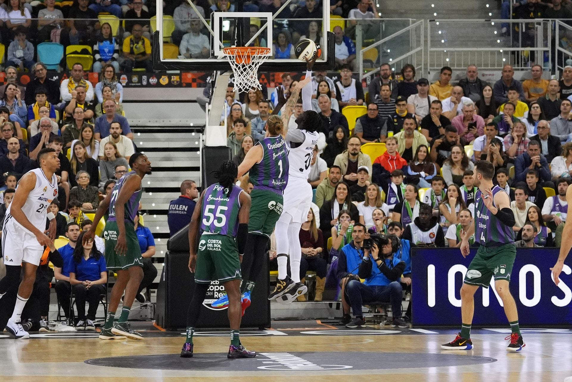 La final Unicaja- Real Madrid de Copa del Rey, en imágenes