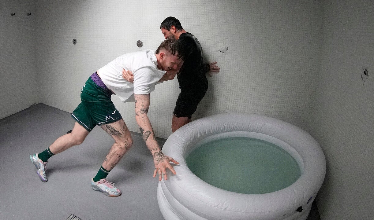 La celebración del título del Unicaja en la intimidad