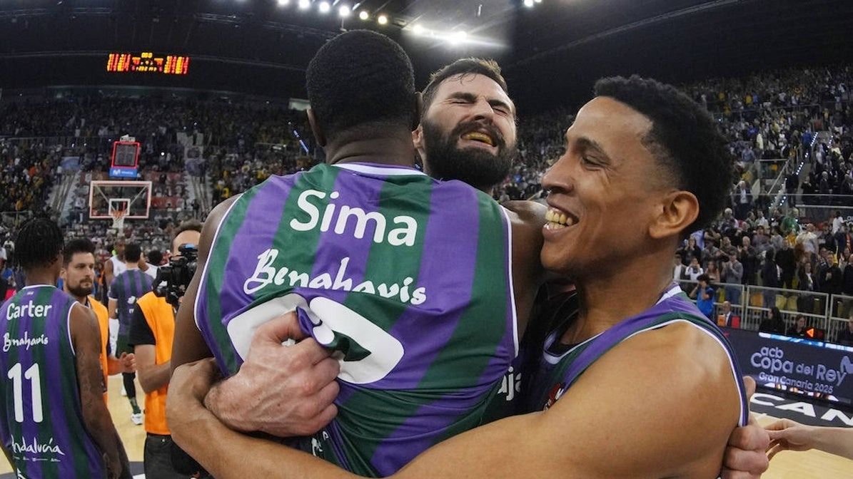 La final Unicaja- Real Madrid de Copa del Rey, en imágenes