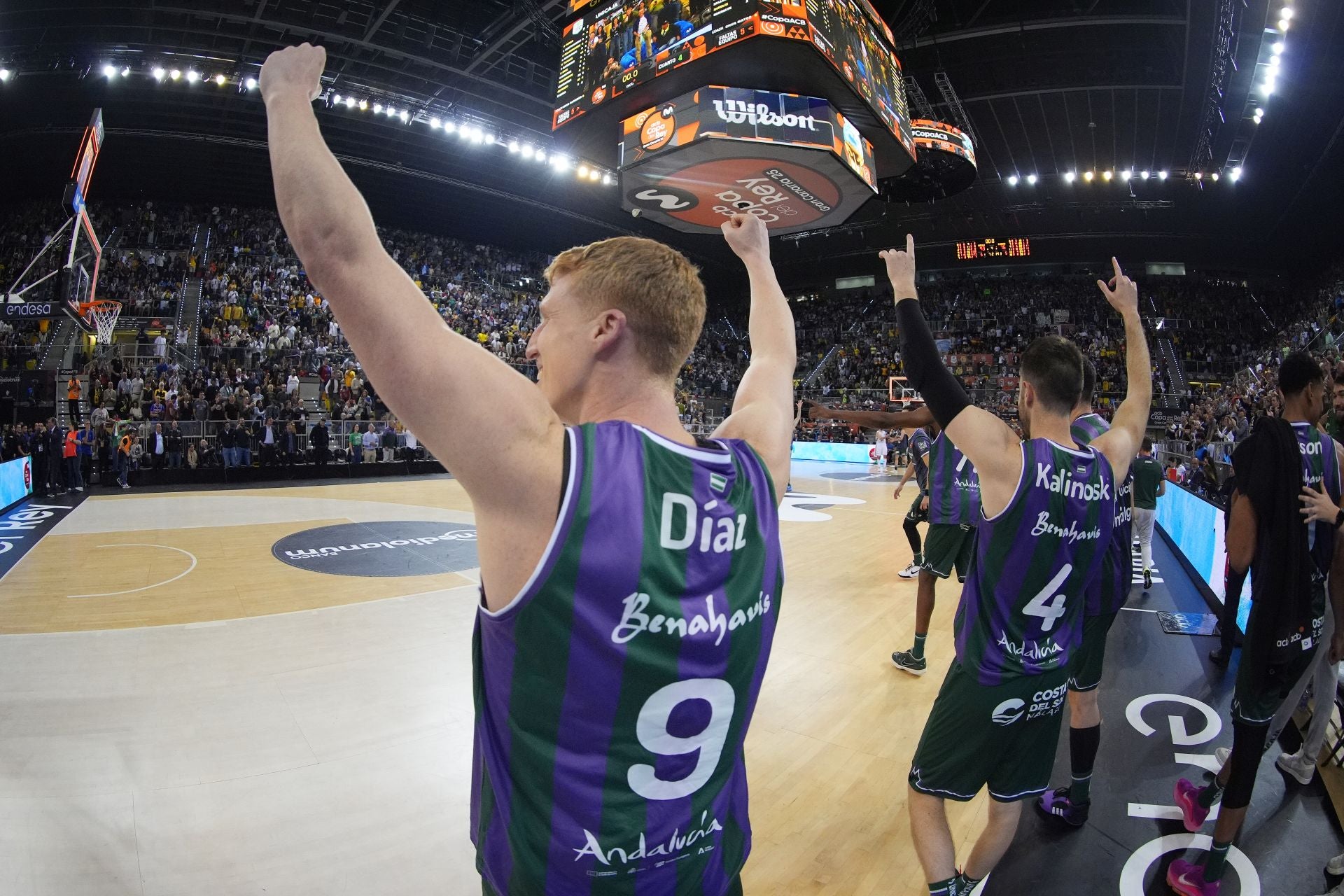 La final Unicaja- Real Madrid de Copa del Rey, en imágenes