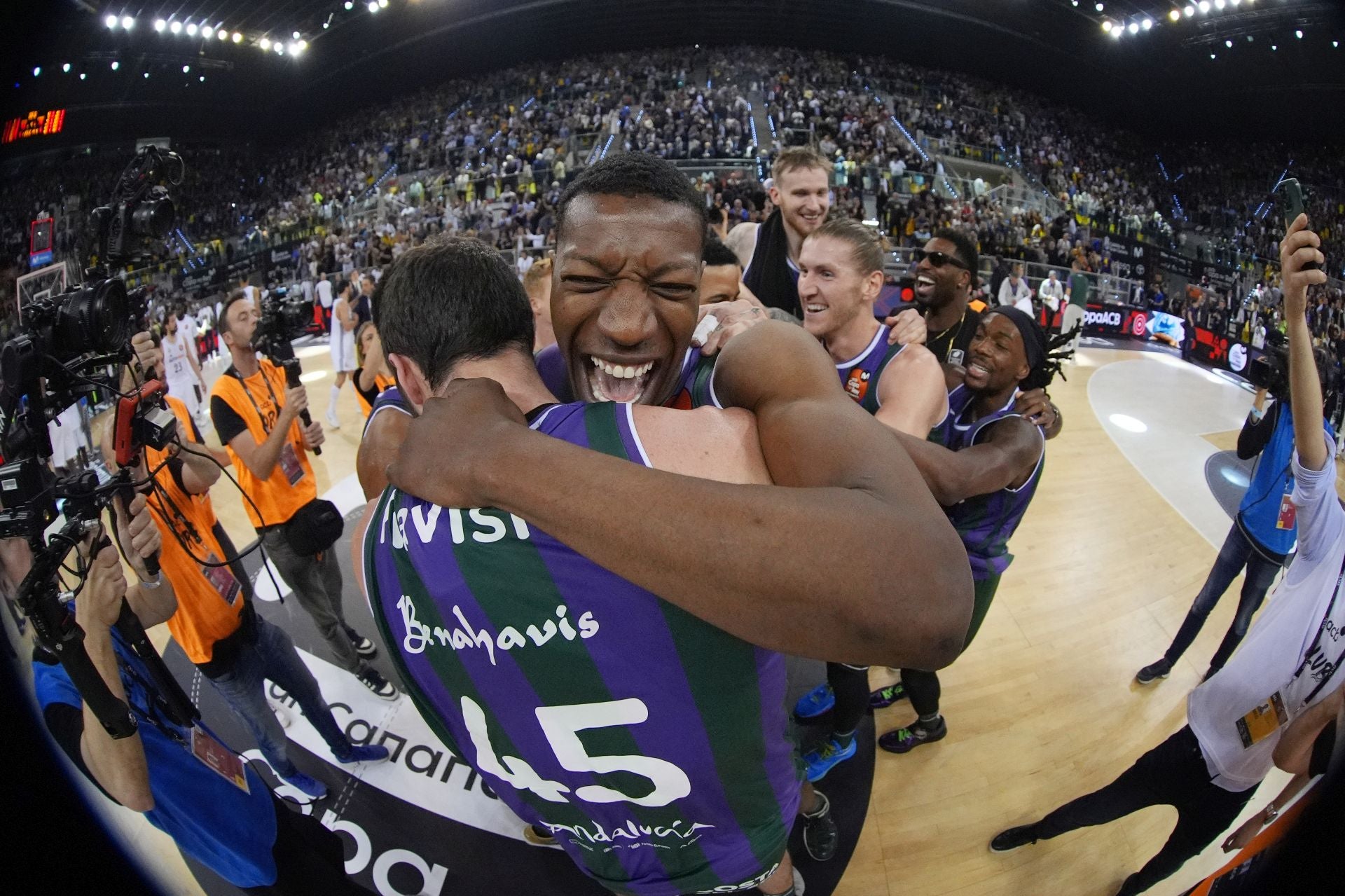 La final Unicaja- Real Madrid de Copa del Rey, en imágenes