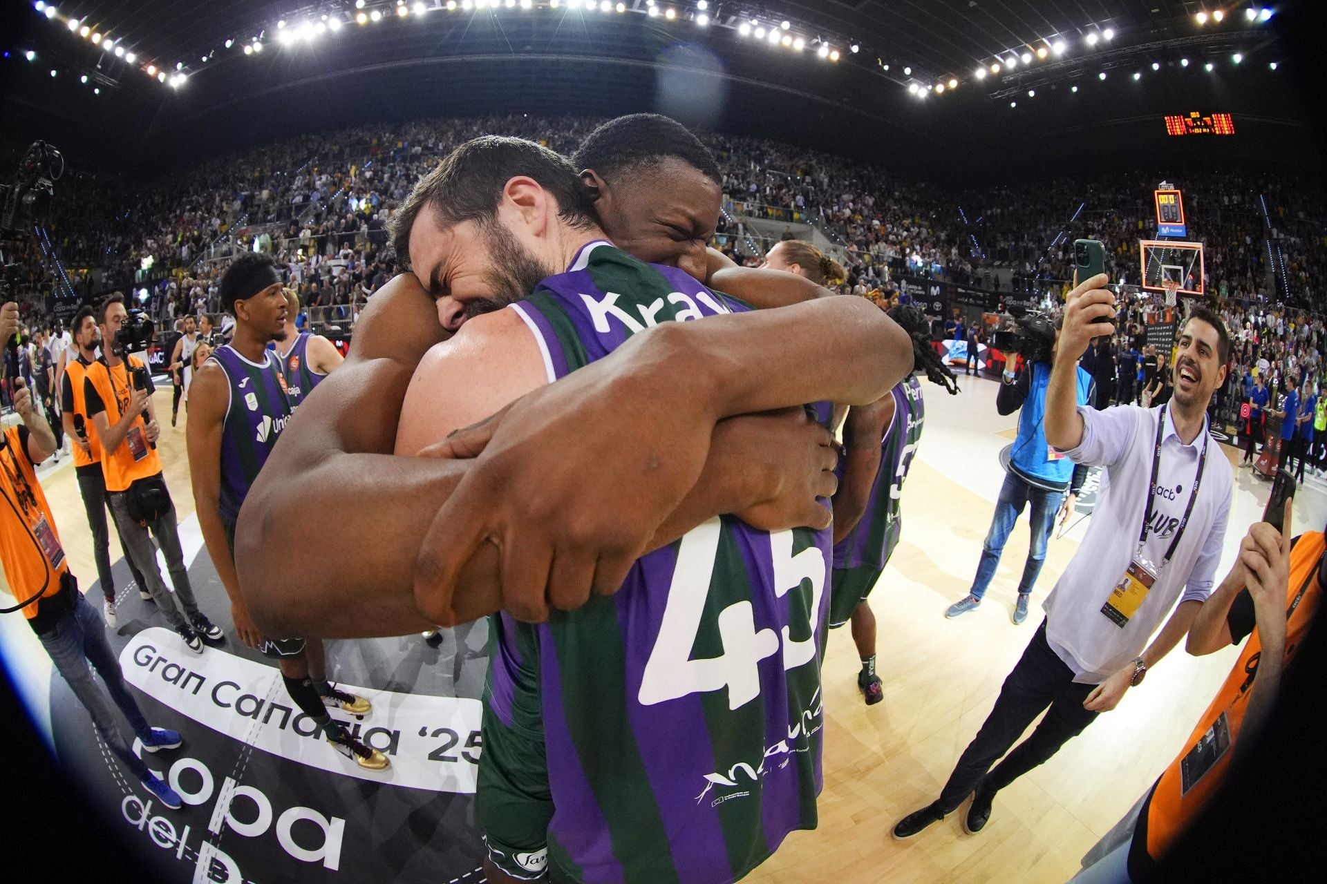 La final Unicaja- Real Madrid de Copa del Rey, en imágenes