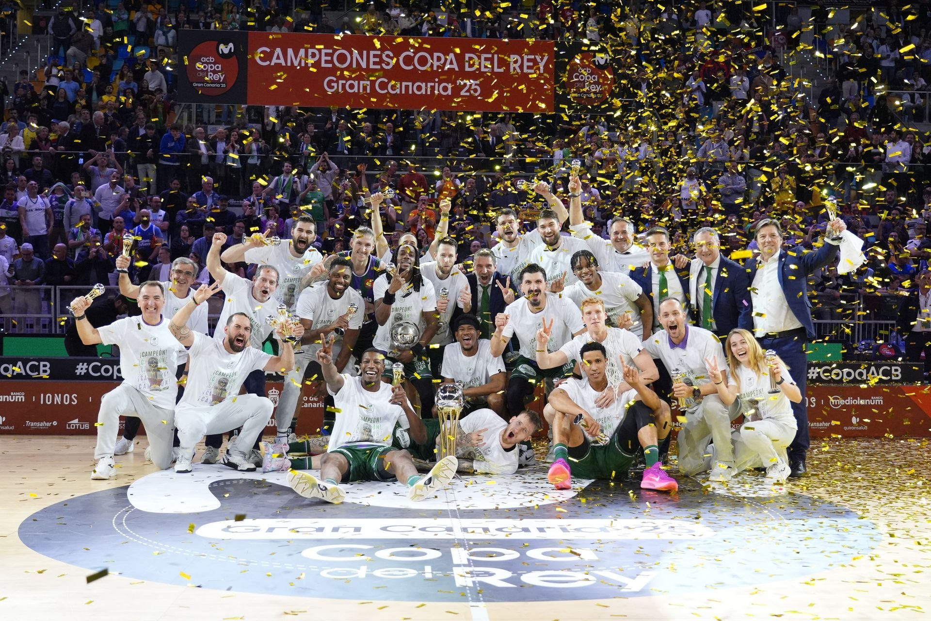 La final Unicaja- Real Madrid de Copa del Rey, en imágenes