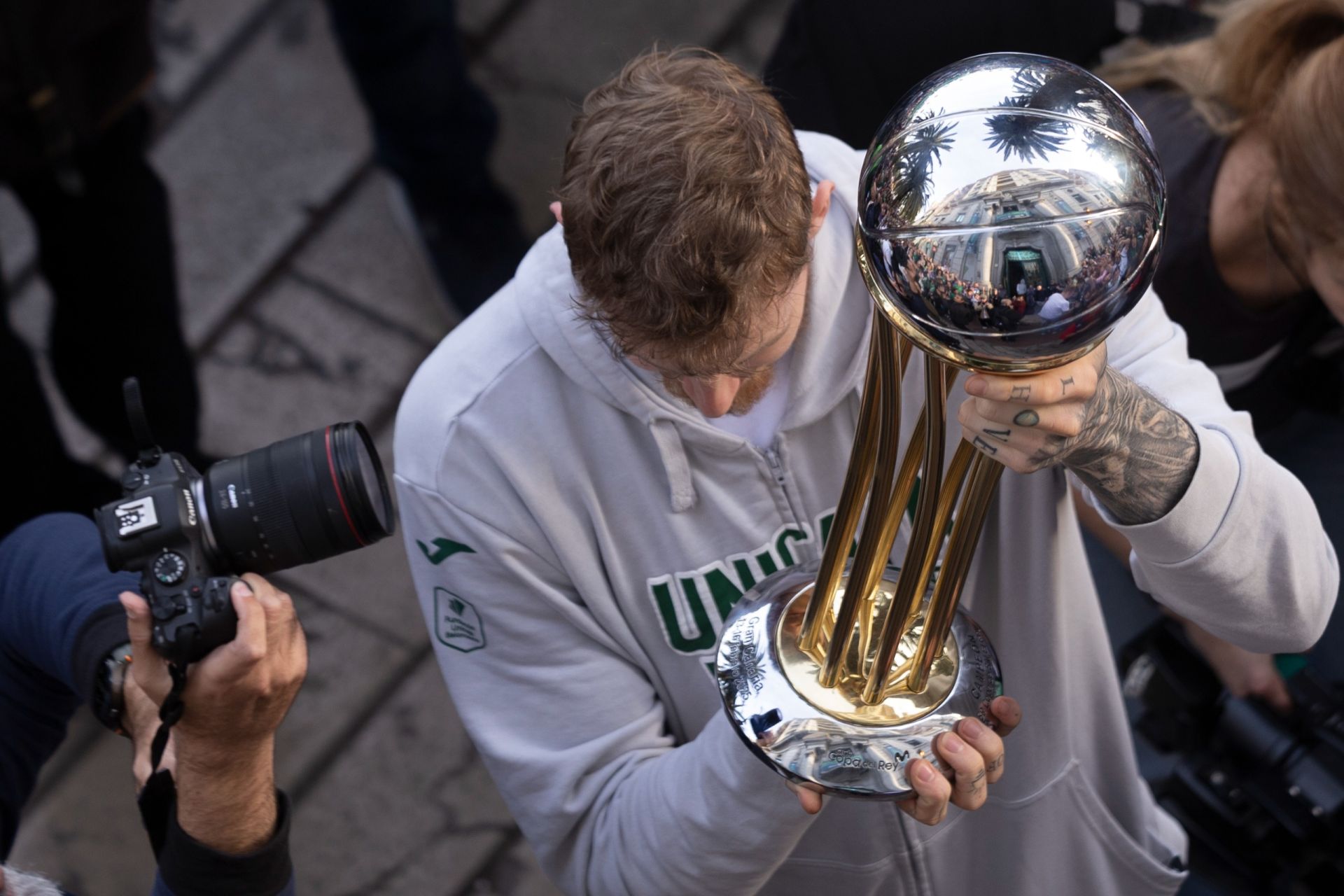 El Unicaja celebra en Málaga su tercera Copa del Rey