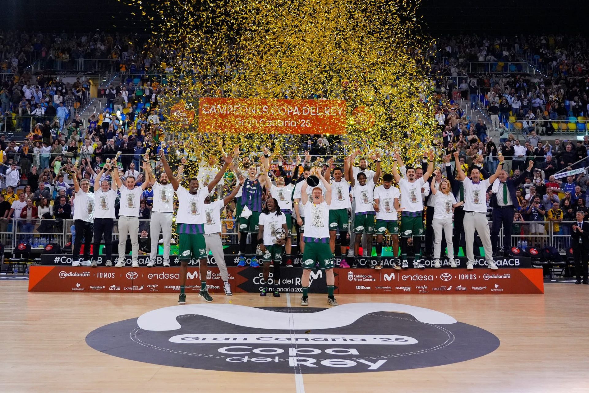 La final Unicaja- Real Madrid de Copa del Rey, en imágenes