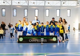 Málaga, campeona de Andalucía de fútbol-sala en prebenjamín y benjamín