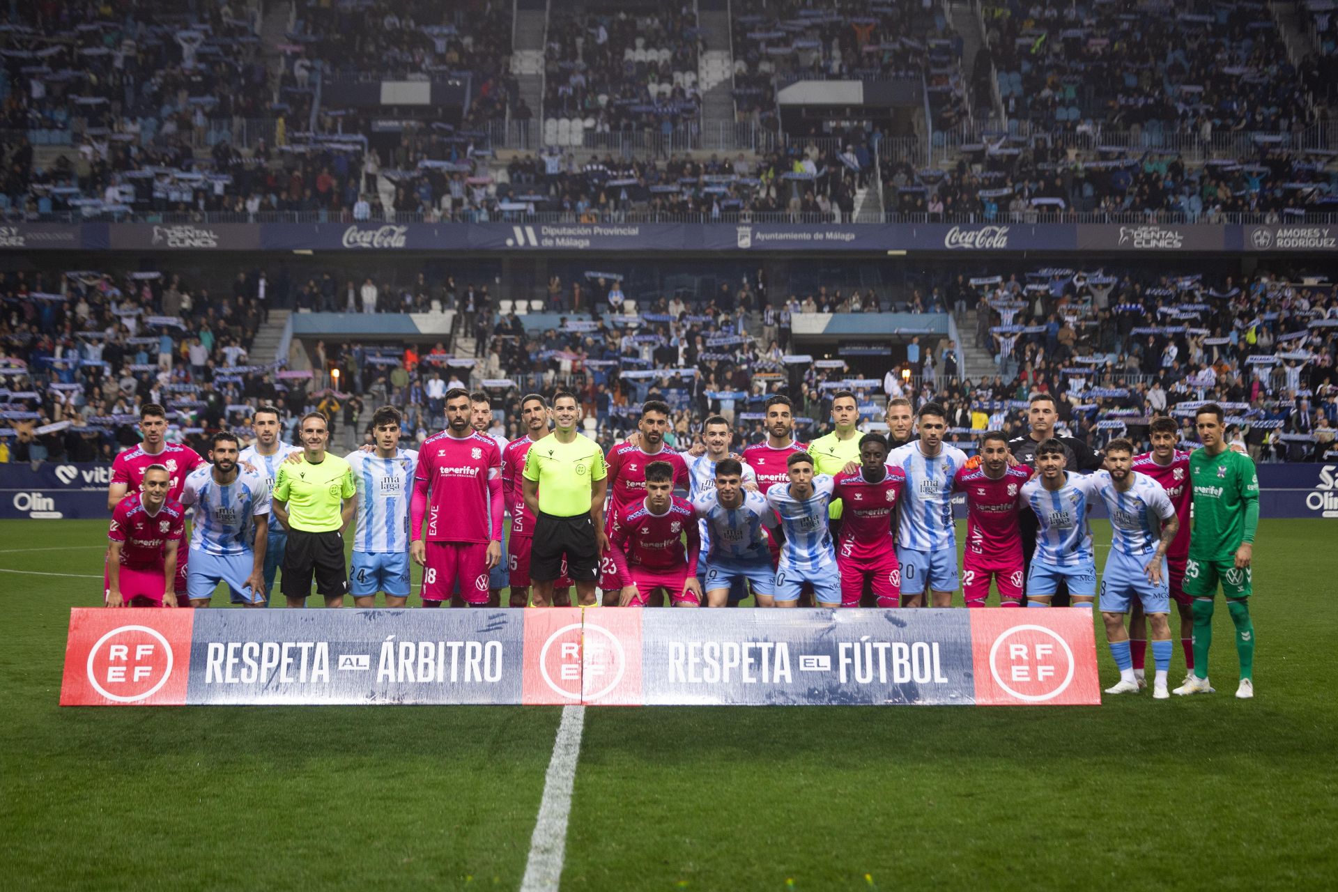 El Málaga-Tenerife, en imágenes