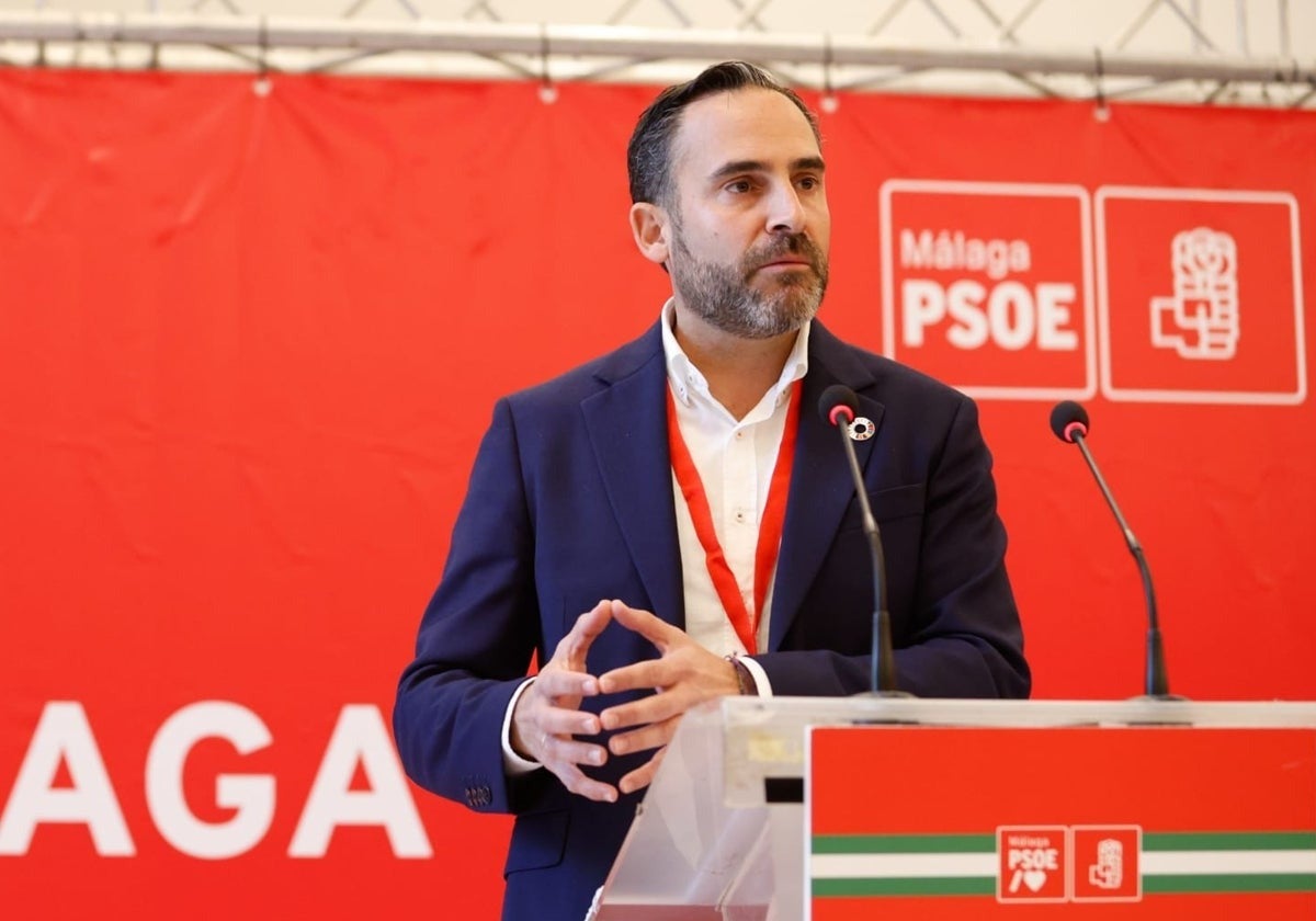 Dani Pérez, en un acto del partido en una imagen de archivo.